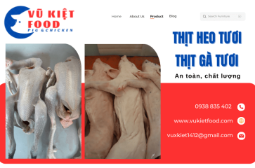 Mua thịt heo tươi, thịt gà tươi an toàn tại Vũ Kiệt Food